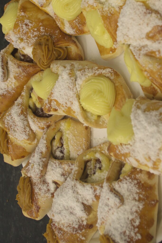 doce de creeme e doce de leite